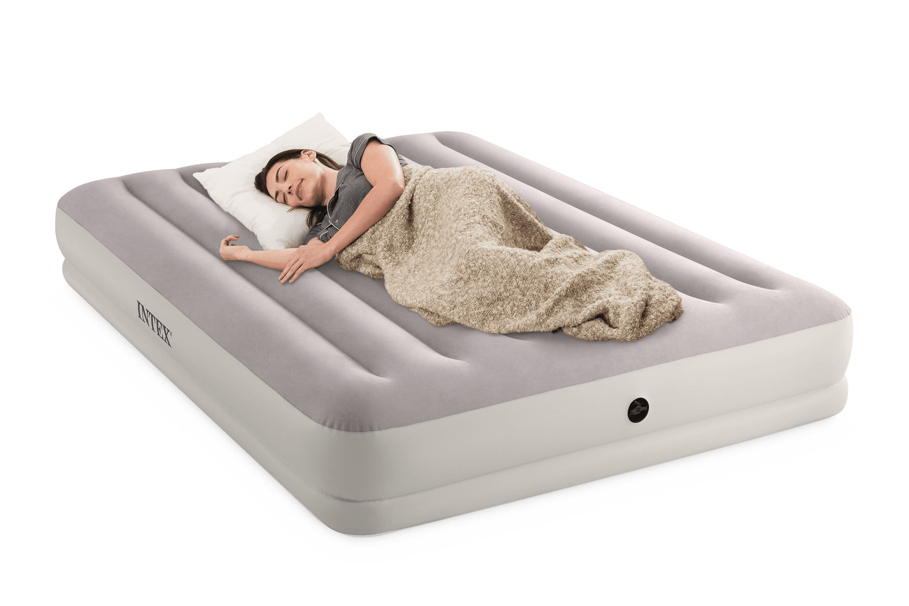 Intex Queen Dura - Beam Prestige Mid - Rise Airbed w/ USB150 Pump - 64179 - 6941057425962 Toy Chest Australia 7
