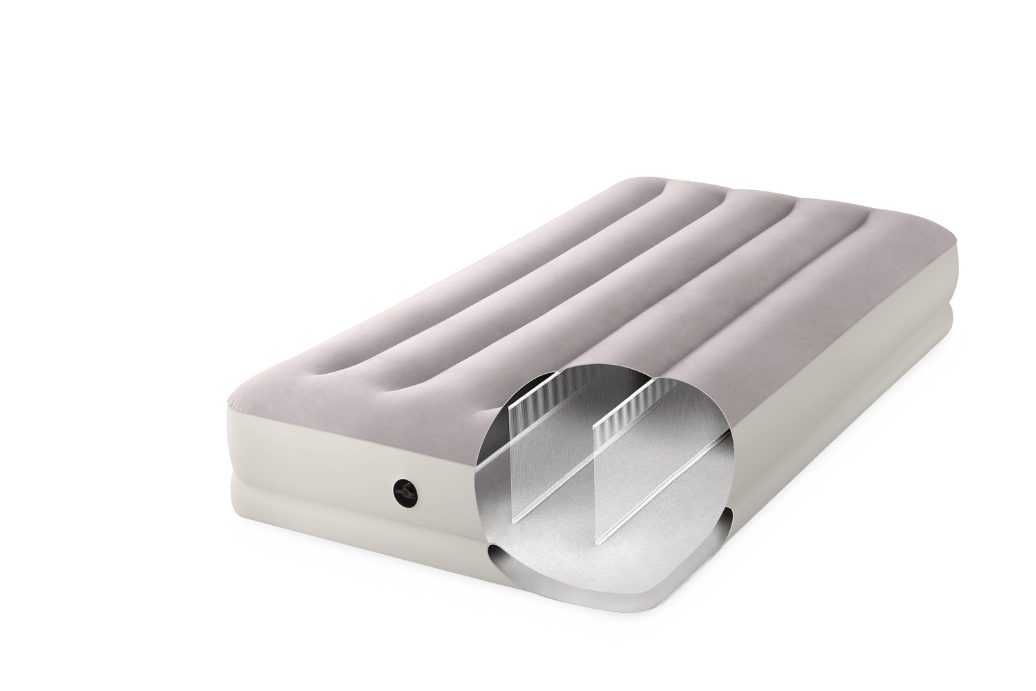Intex Single (Twin) Dura - Beam Prestige Mid - Rise Airbed w/ USB150 Pump - 64177 - 6941057425955 Toy Chest Australia 2