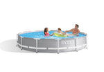 Intex PRISM 12' Metal Frame Above Ground Pool - 366cm x 76cm 26712 - 6941057414317 Toy Chest Australia