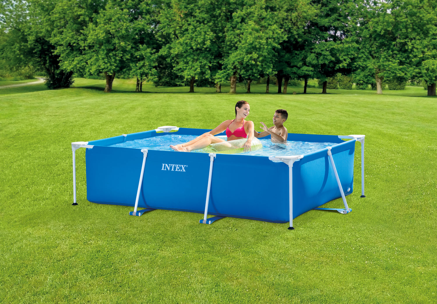Intex Rectangular Frame Pool 2.2m X 1.5m X 0.6 28270 - 6941057420400 Toy Chest Australia