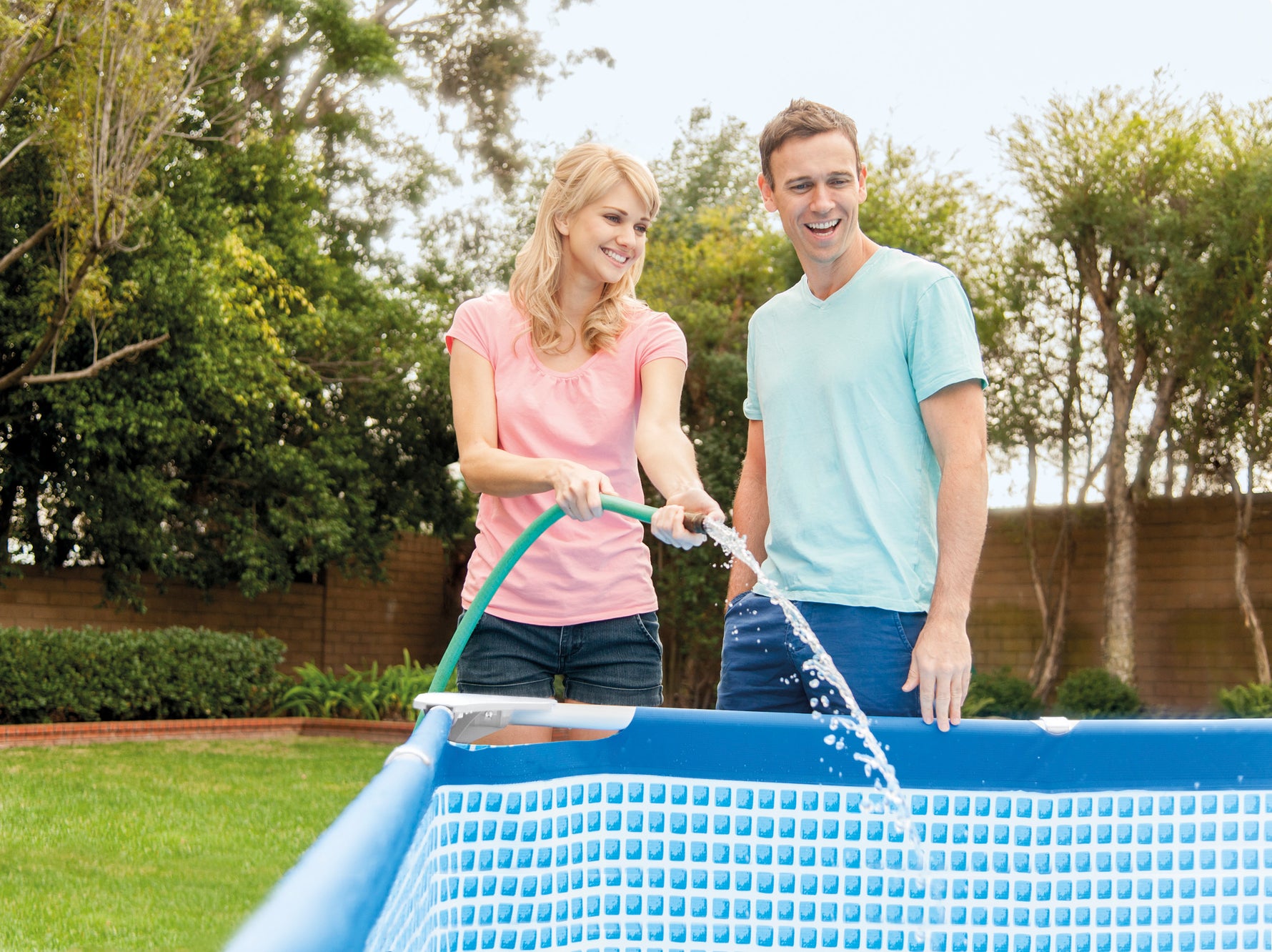 Intex Rectangular Frame Pool 4.5m X 2.2m X 0.84m with Filter/Pump 28274 - 6941057420622 Toy Chest Australia 14