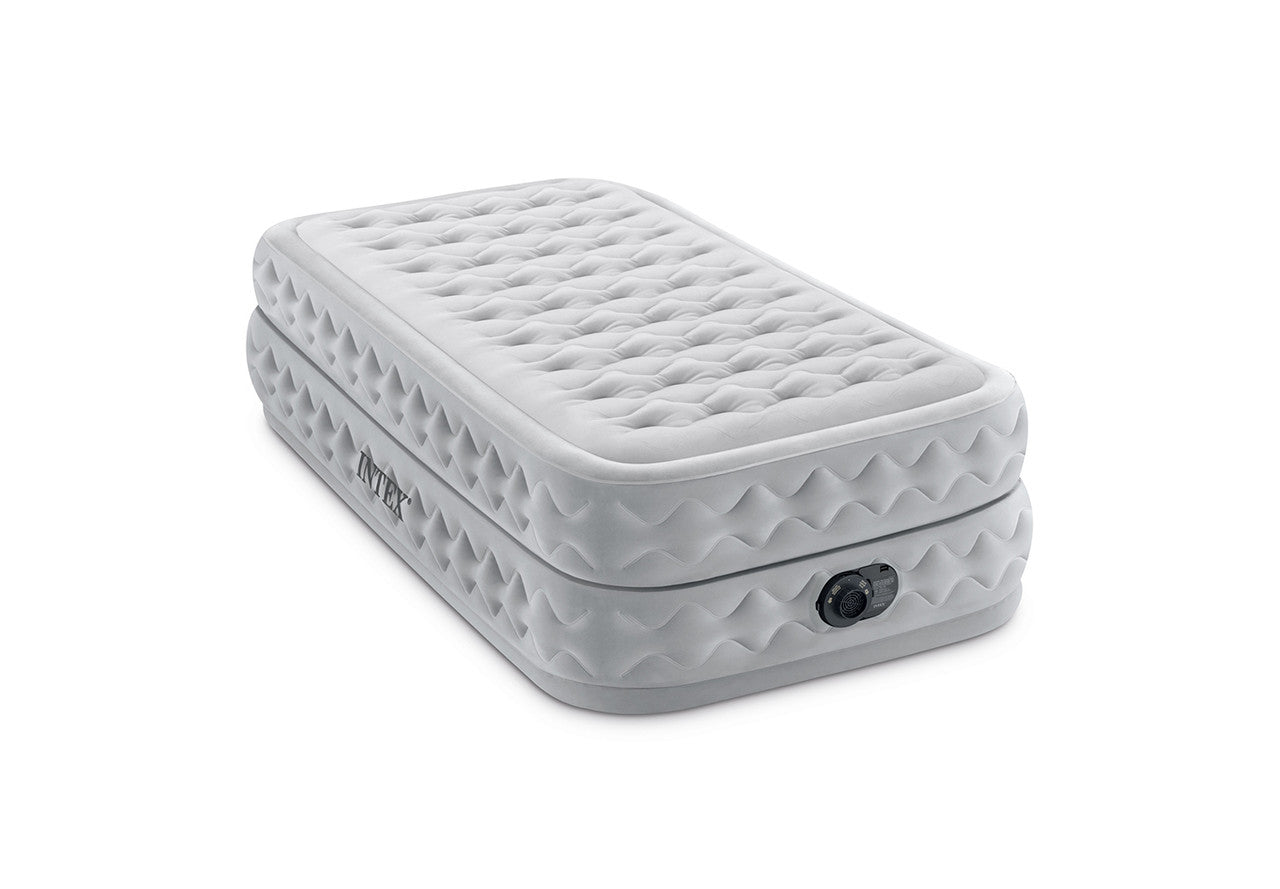 Intex Single Dura - Beam Deluxe Supreme Air - Flow Air Mattress 51cm 64488 - 6941057426280 Toy Chest Australia 1