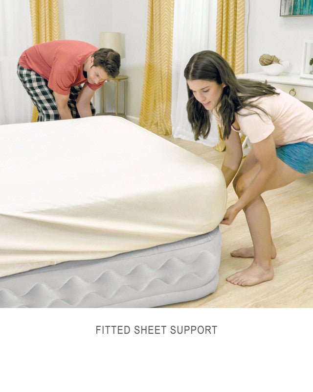 Intex Single Dura - Beam Deluxe Supreme Air - Flow Air Mattress 51cm 64488 - 6941057426280 Toy Chest Australia 3