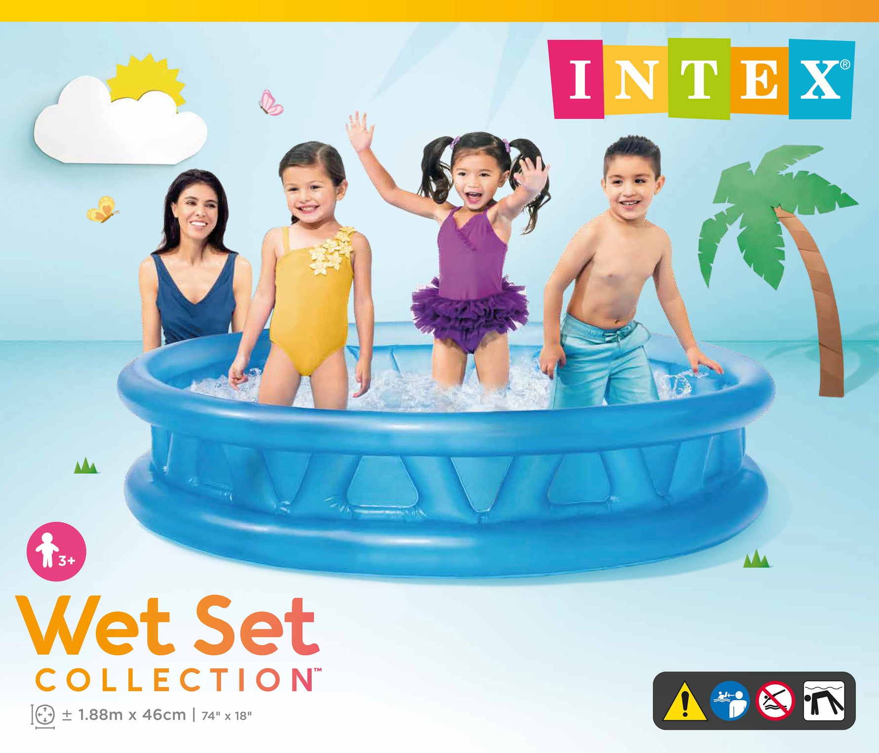 Intex Soft Side Inflatable Pool 58431 - 6941057454313 Toy Chest Australia 4