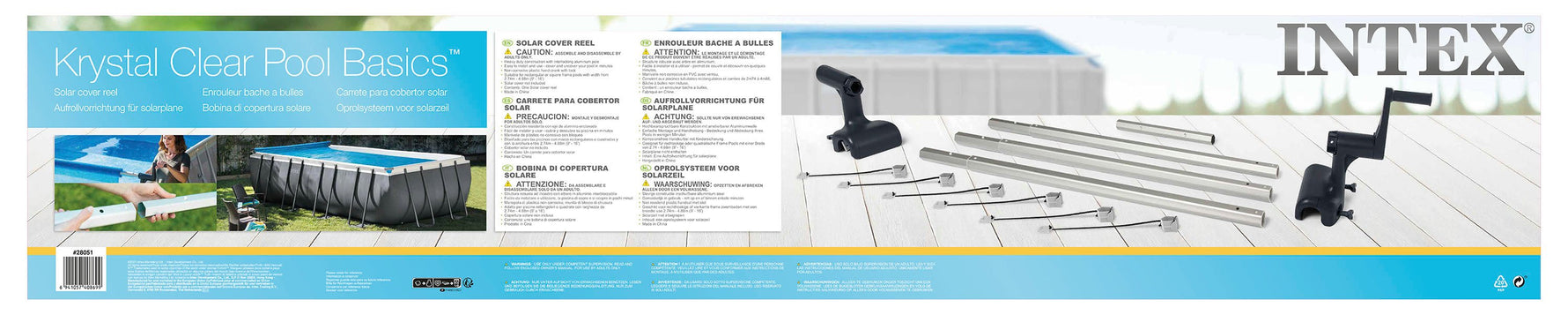 Intex Intex Solar Reel for 9ft - 16ft Rectangle Frame Swimming Pool 28051 - 6941057408699 Toy Chest Australia 7