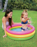 Intex Sunset Glow Kiddie Pool 86cm x 25cm - 58924 - 6941057459240 Toy Chest Australia 3