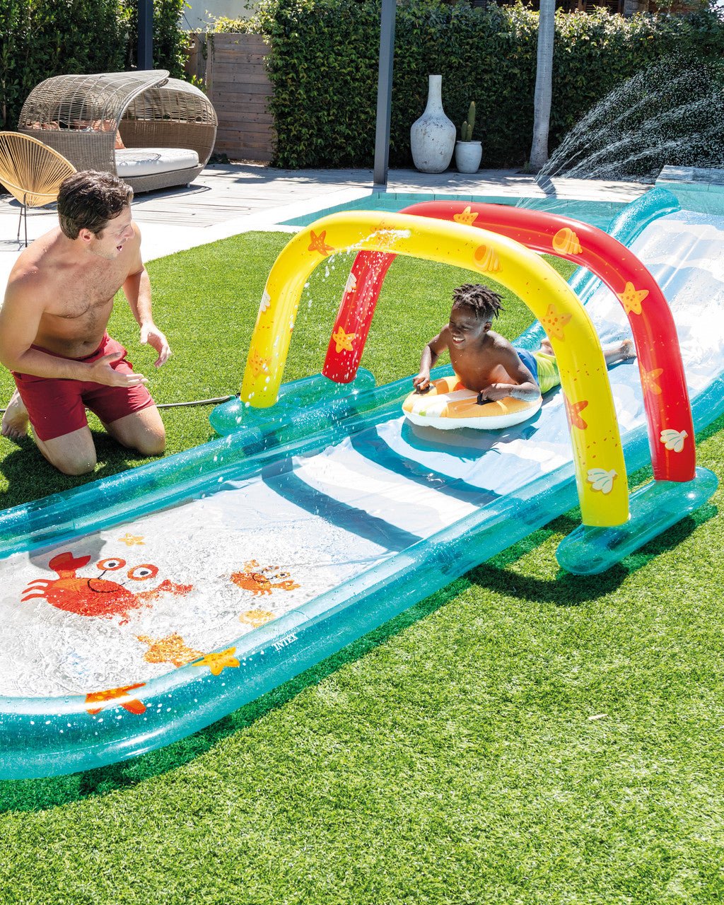 Intex Surfing Fun Inflatable Slide 56167 New for 2024 - 6941057425696 Toy Chest Australia 1