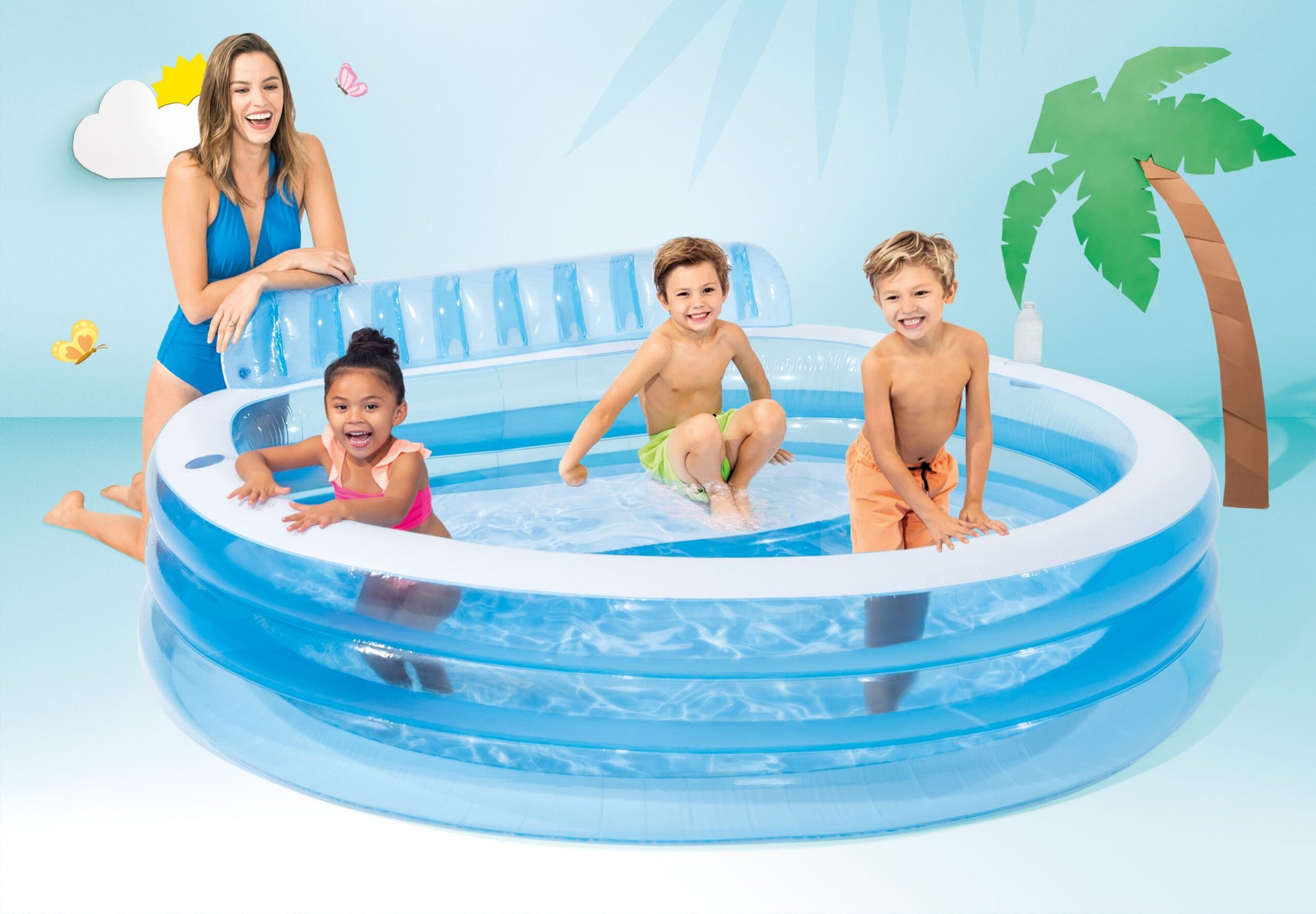 Intex Swim Centre Family Lounge Pool - 57190 - 6941057451909 Toy Chest Australia 5