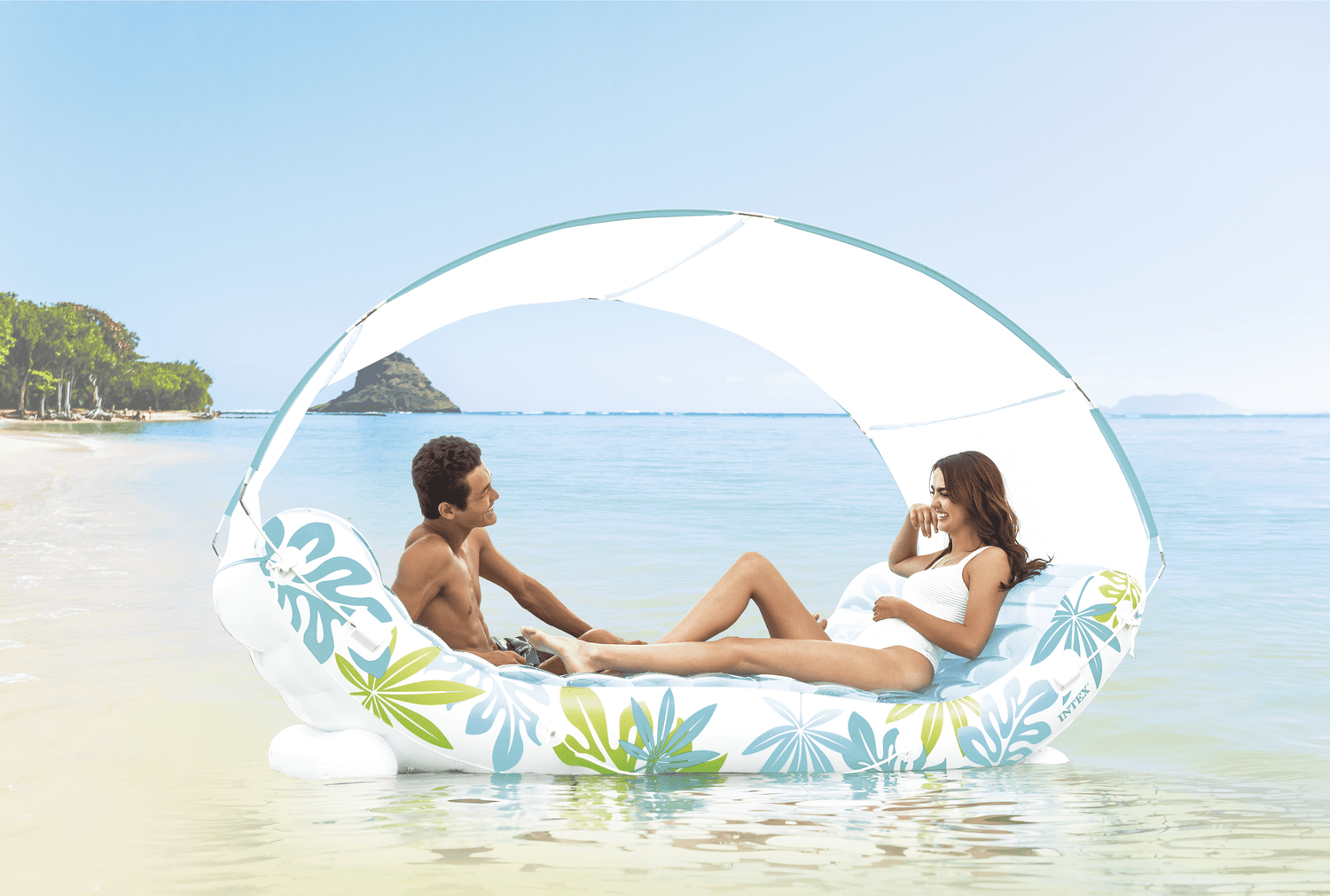 Intex Tropical Canopy Inflatable Lounge 56294 - 6941057425726 Toy Chest Australia 2