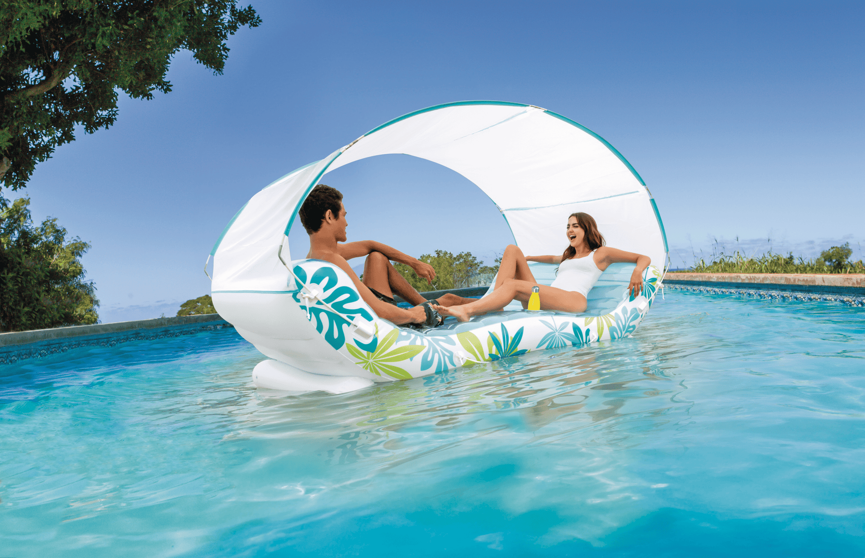 Intex Tropical Canopy Inflatable Lounge 56294 - 6941057425726 Toy Chest Australia 4