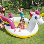 Intex Sun Shade Unicorn Inflatable Spray Pool 58435 - 6941057421834 Toy Chest Australia