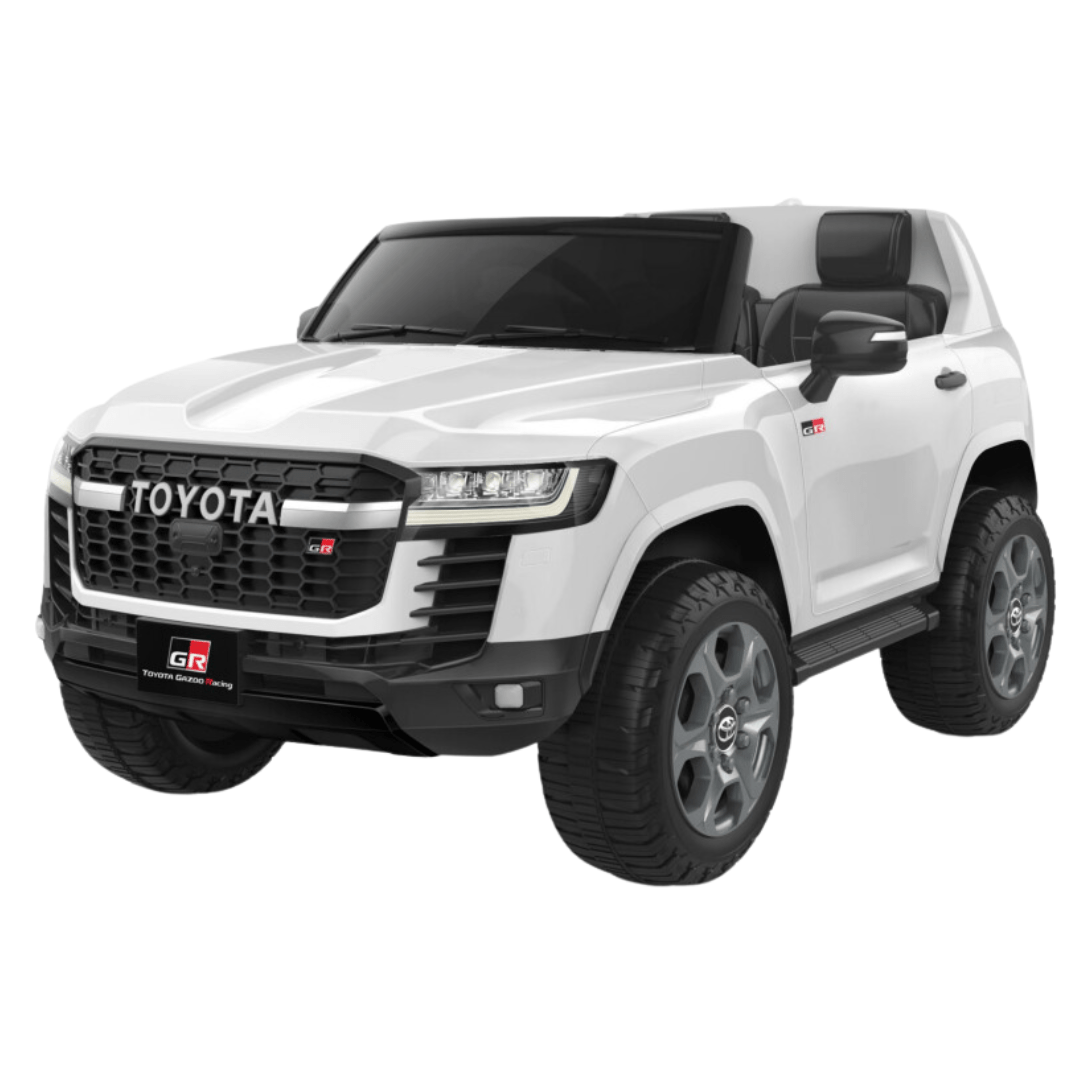 Volta Toyota Landcruiser 12V Kids Ride On Car Smart Control 3+ SHP5077_WHT - 8997235031584 Toy Chest Australia 1