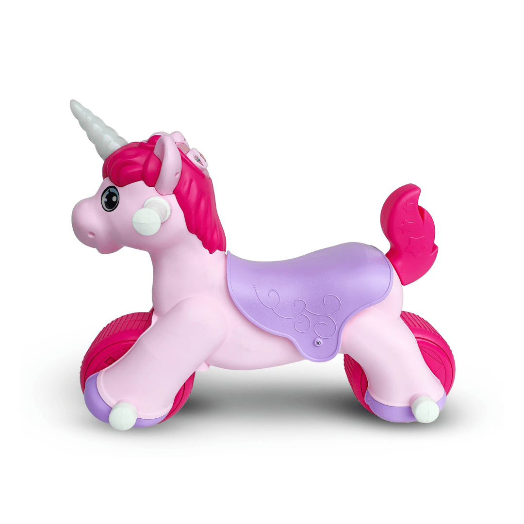 Volta Unicorn Foot To Floor Balance Push Scooter 3+ SHP708_PNK - 8997235031409 Toy Chest Australia 10