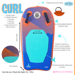 Spire Curl Inflatable Body Board - SP - BB - 94 - 9361299000098 Toy Chest Australia 2