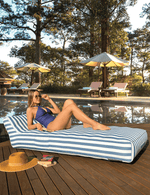 Spire Paradisus Luxury Pool Lounge Blue Stripe RL - 884B - 93612299000029 Toy Chest Australia 2