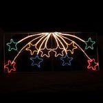 Samland Led Animated 10 Stars Motif Rope Light for Christmas 2.2m
