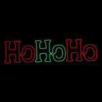 Samland 150CM HO HO HO NEON ROPE LIGHT FOR CHRISTMAS DECORATION