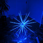 Samland 160 Led Blast Ice Star Ball Christmas Light Decoration Blue 122cm Diameter