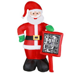 Samland 300CM TALL INFLATABLE SANTA WITH LED LIGHT FOR CHRISTMAS DECORATION