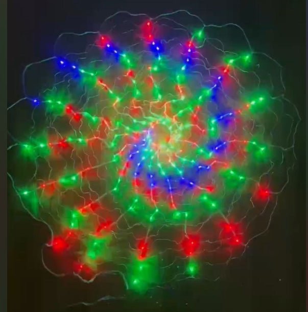Samland Led Spiral Circle Light for Christmas Decoration Fairy Light Multi Color - 256AG