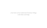 Christmas gift Christmas mini resin snow house Christmas tree pendant