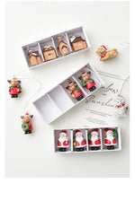 Christmas gift Christmas mini resin snow house Christmas tree pendant