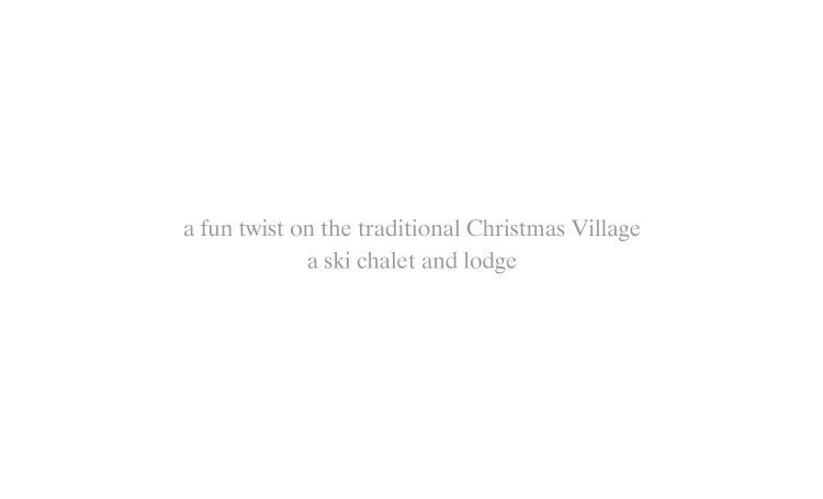 Christmas gift Christmas mini resin snow house Christmas tree pendant