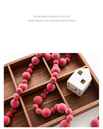 Christmas gift Christmas simulation red fruit skewer decoration string