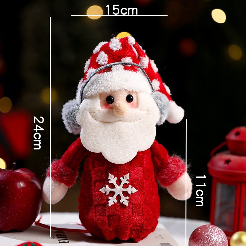 Christmas gift bag,Three - piece Apple Bag for Christmas Eve