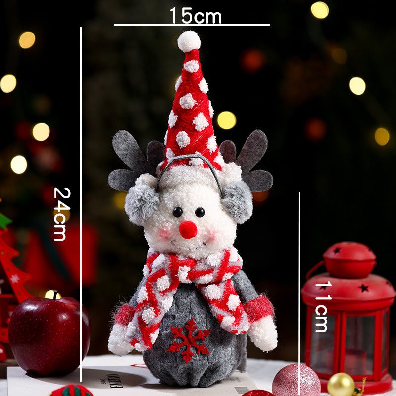 Christmas gift bag,Three - piece Apple Bag for Christmas Eve