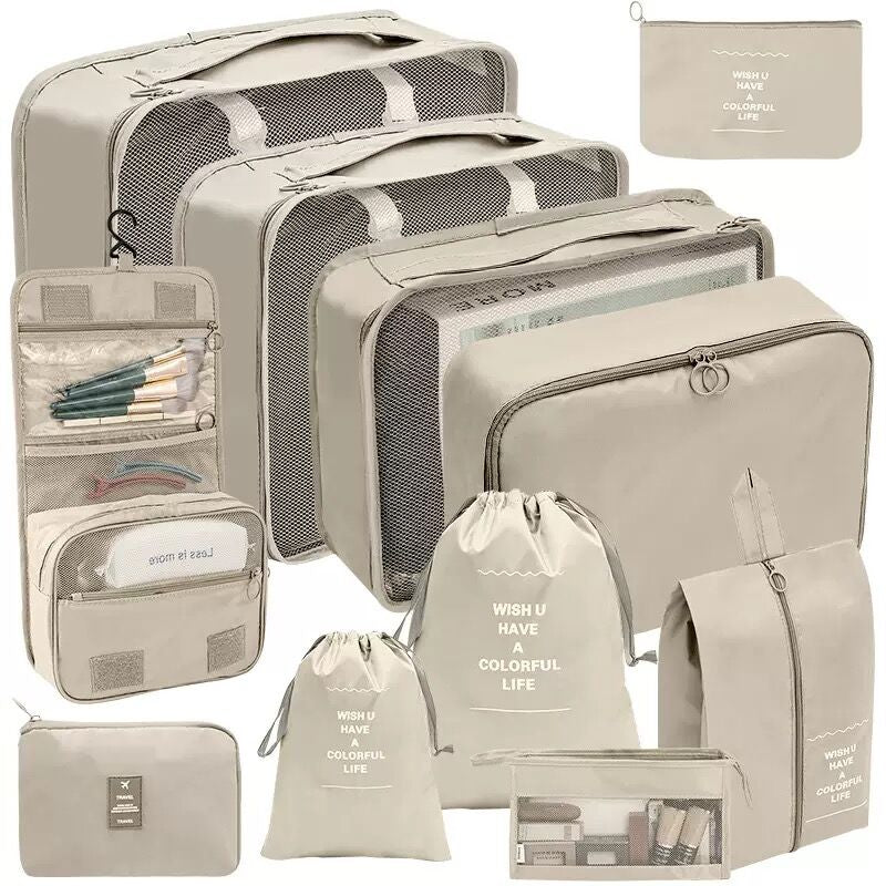 Black Friday Special Offer! 8 - piece Travel Storage Bag - The perfect Christmas gift, say goodbye to messy luggage.