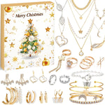 24 - Day Christmas Advent Calendar DIY Bracelet Set, Festive Charm & Bead Kit for Aussie Xmas Gifting & Crafting