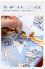 24 - Day Christmas Advent Calendar DIY Bracelet Set, Festive Charm & Bead Kit for Aussie Xmas Gifting & Crafting