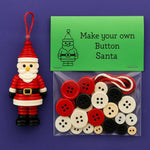 Christmas gift Christmas Button Ornament - Festive Santa Design Craft Kit （Snowman）