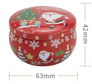 Christmas gift Aussie Christmas Scented Candle Set – 8 - Piece Tin Candles with Festive Scents & Designs for Holiday Cheer