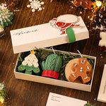 Christmas gift Handmade Aussie Christmas Scented Candle Set - Random Festive Designs (Reindeer, Tree, Gingerbread & More) for Gifting & Decor Product Description