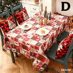 Christmas gift Christmas Tablecloth - Festive 180x150cm Table Cover for Holiday Dining & Home Decor（B）