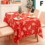 Christmas gift Christmas Tablecloth - Festive 180x150cm Table Cover for Holiday Dining & Home Decor（B）
