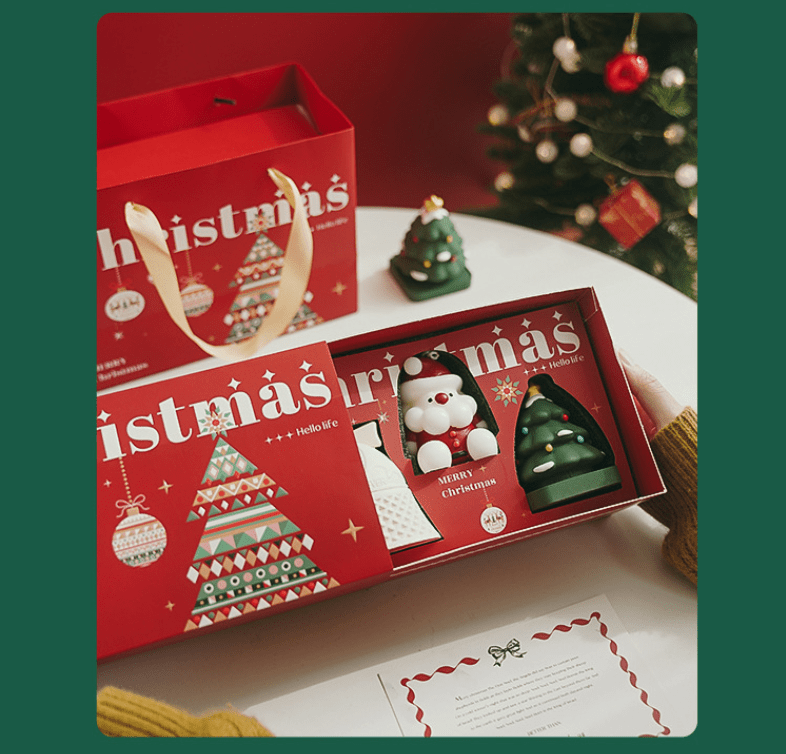 Christmas gift Christmas Aromatherapy Candle Set - 5A Grade Santa, Tree & Bell Scented Candles for Festive Gifting in Australia