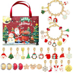 Christmas DIY Jewelry & Craft Advent Calendar(M - 17ST,25*21*1.8)