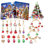 Christmas DIY Jewelry & Craft Advent Calendar(M - 30,20*17*1.3cm)