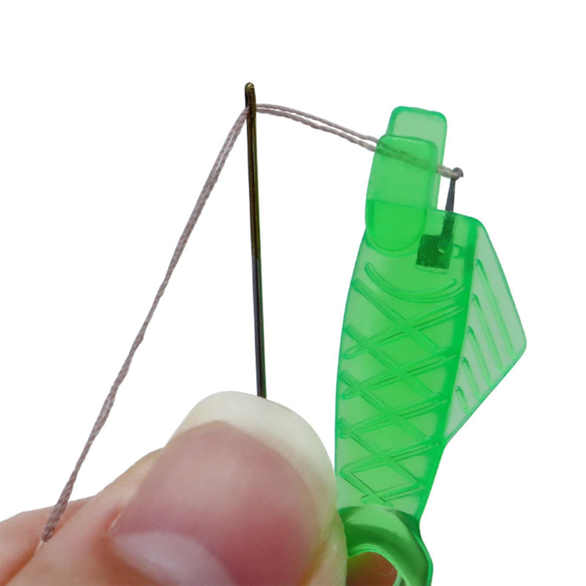 Fish Mouth Sewing Machine Needle Threader Upgraded Automatic Sewing Needle Threader,Simple Needle Threader Tool,Quick Sewing Machine Cycle Simple Needle Threader Tool(5 pcs-HotPink) 40 pcs-Green