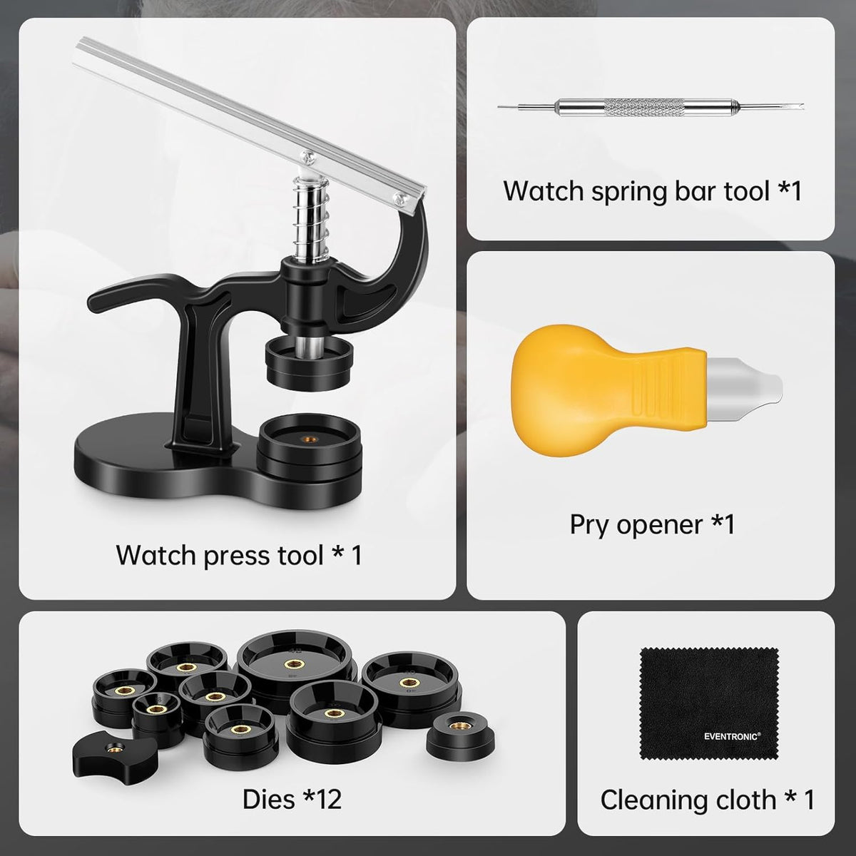 Watch Press Tool Set & Watch Repair Kit