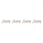 Bread and Butter Napkin Rings - Merry - 4 Pack