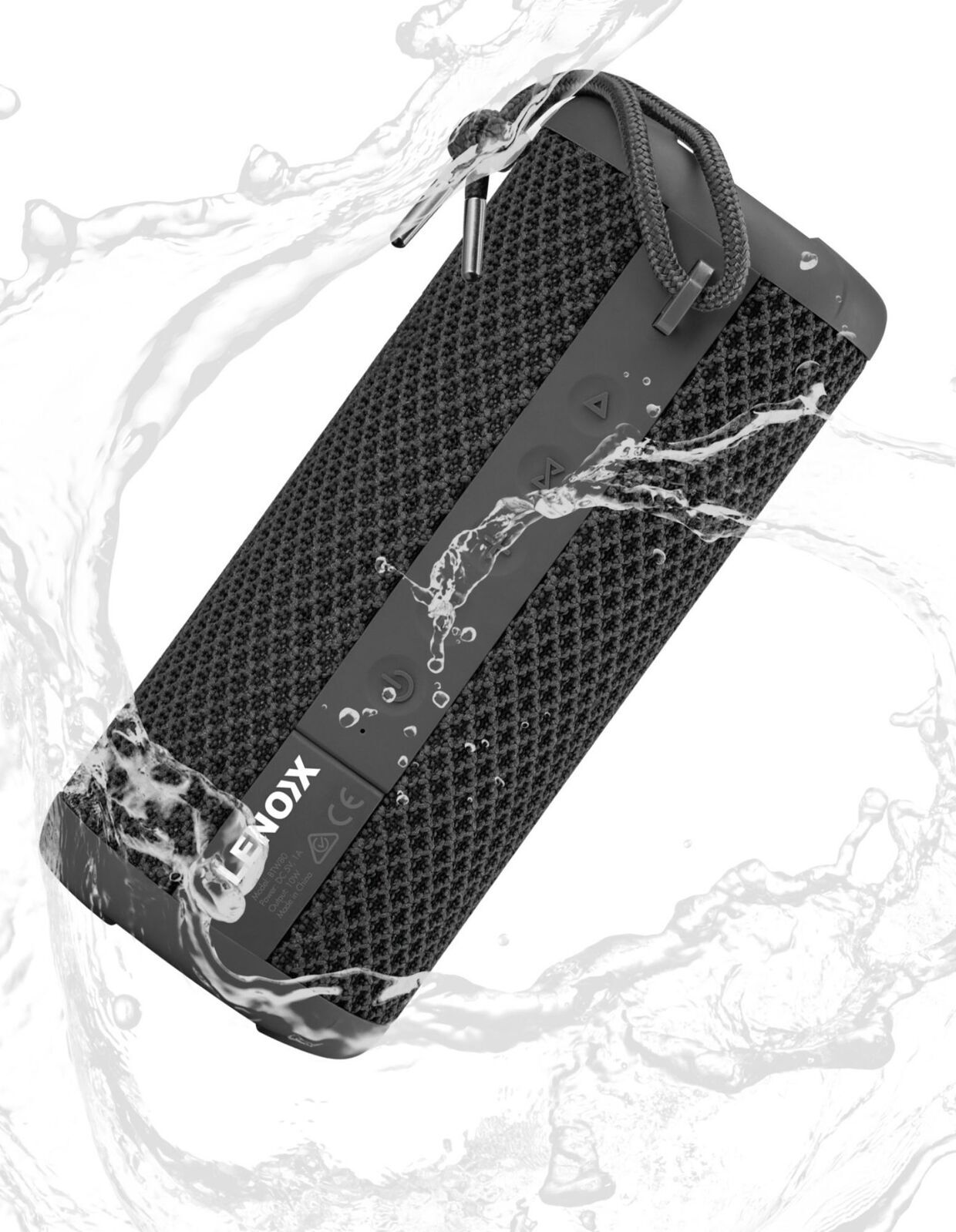 IPX7 Waterproof & Portable Wireless Streaming Speaker (Black) 10W, 360 Audio - 9324008020817 Toy Chest Australia 2
