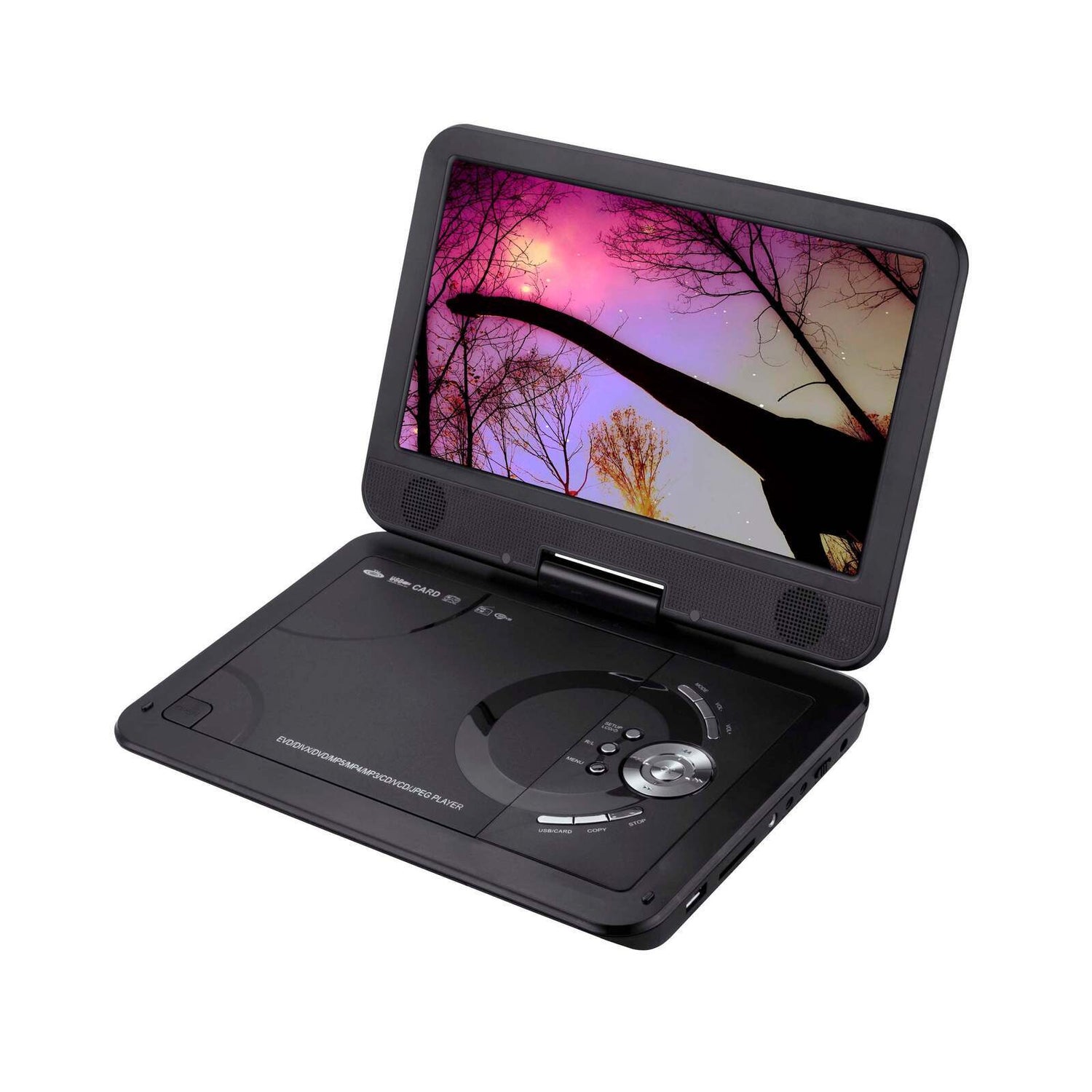 10.1" Portable DVD Player w/ 270 - Degrees Swivel - Screen & Rechargeable - 9324008015028 Toy Chest Australia 1