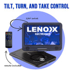 10.1" Portable DVD Player w/ 270 - Degrees Swivel - Screen & Rechargeable - 9324008015028 Toy Chest Australia 6