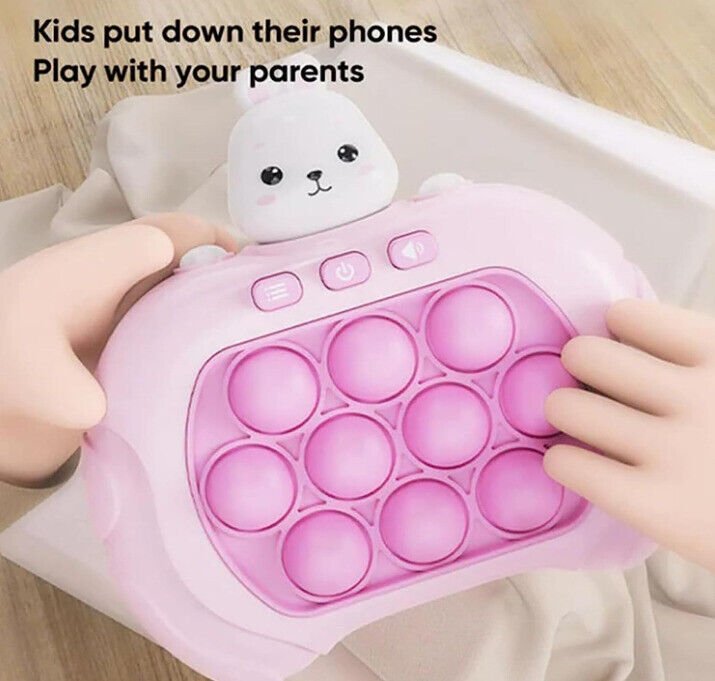 3 Types Pop Push it Game Controller Sensory Fidget Toy Electronic Whack Mole pink - 729604214407 Toy Chest Australia 4