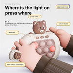 Rechargeable 3 Types Pop Push it Game Controller Sensory Fidget Toy Electronic Whack Mole brown - 729604214414 Toy Chest Australia 3