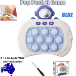 3 Types Pop Push it Game Controller Sensory Fidget Toy Electronic Whack Mole blue - 729604214445 Toy Chest Australia 1